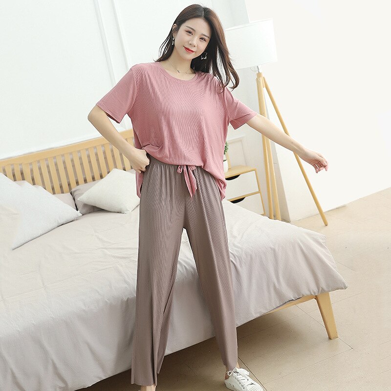 The Ribbed Solid Original Pajamas-Original PajamasThe Ribbed Solid Original Pajamas - Image 3