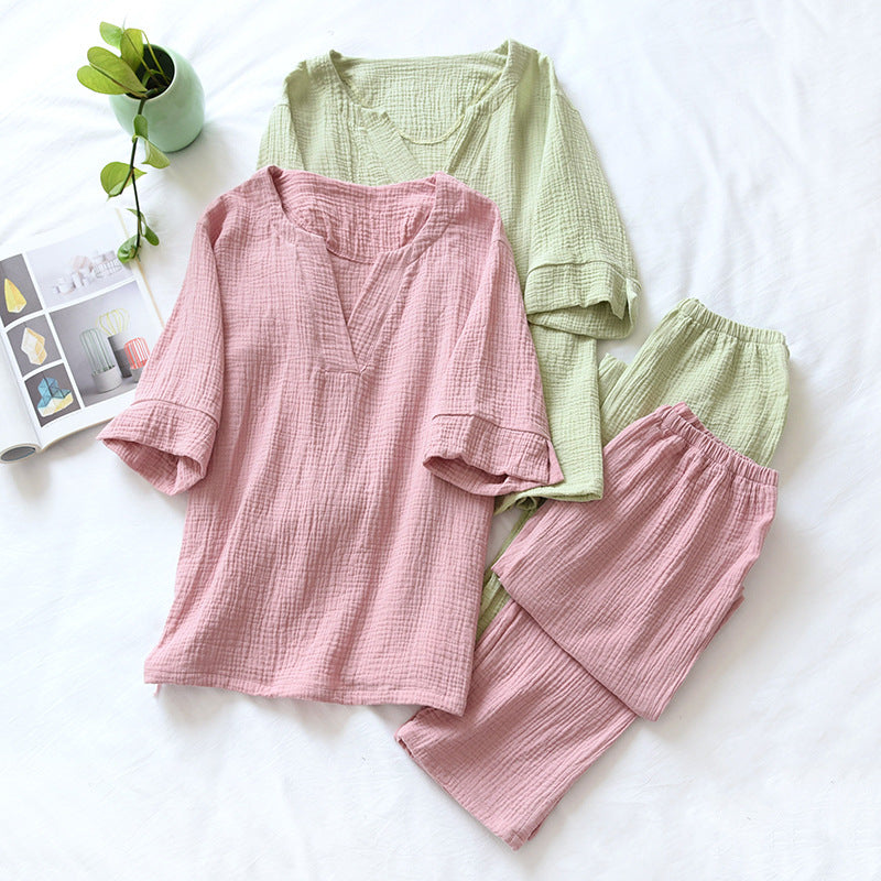 The Solid Kimono Pajama Set Original Pajamas-Original Pajamas