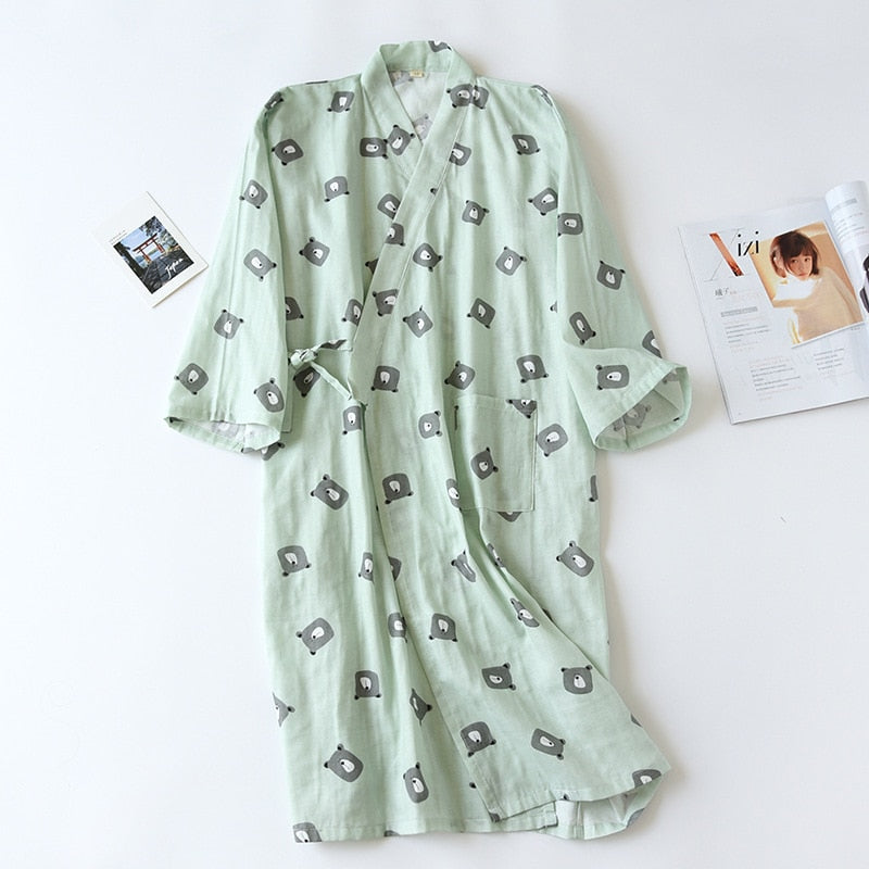 The Cartoon Bear Solid Original Pajamas-Original Pajamas