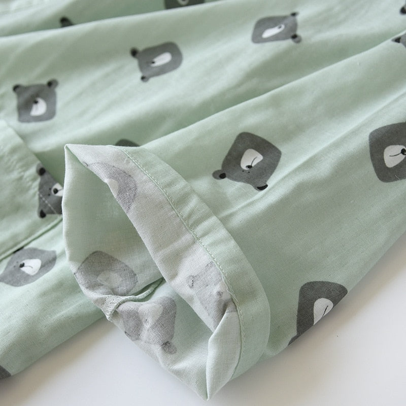 The Cartoon Bear Solid Original Pajamas-Original Pajamas