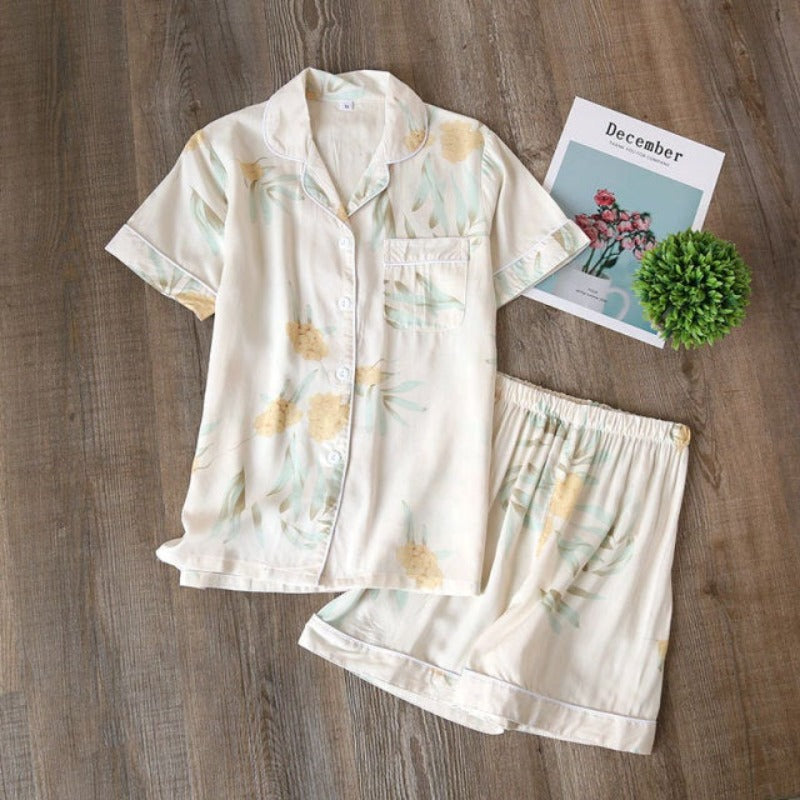 The Breathable Floral Original Pajamas-Original Pajamas