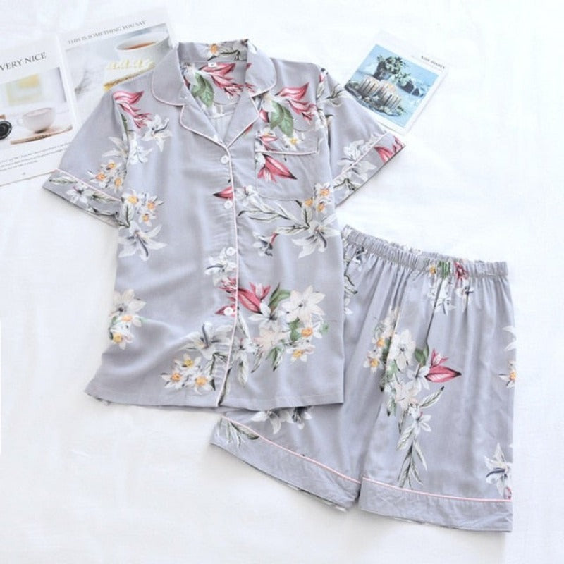 The Breathable Floral Original Pajamas-Original Pajamas