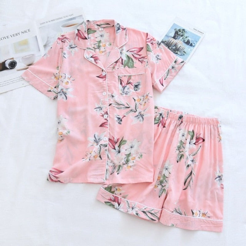 The Breathable Floral Original Pajamas-Original Pajamas