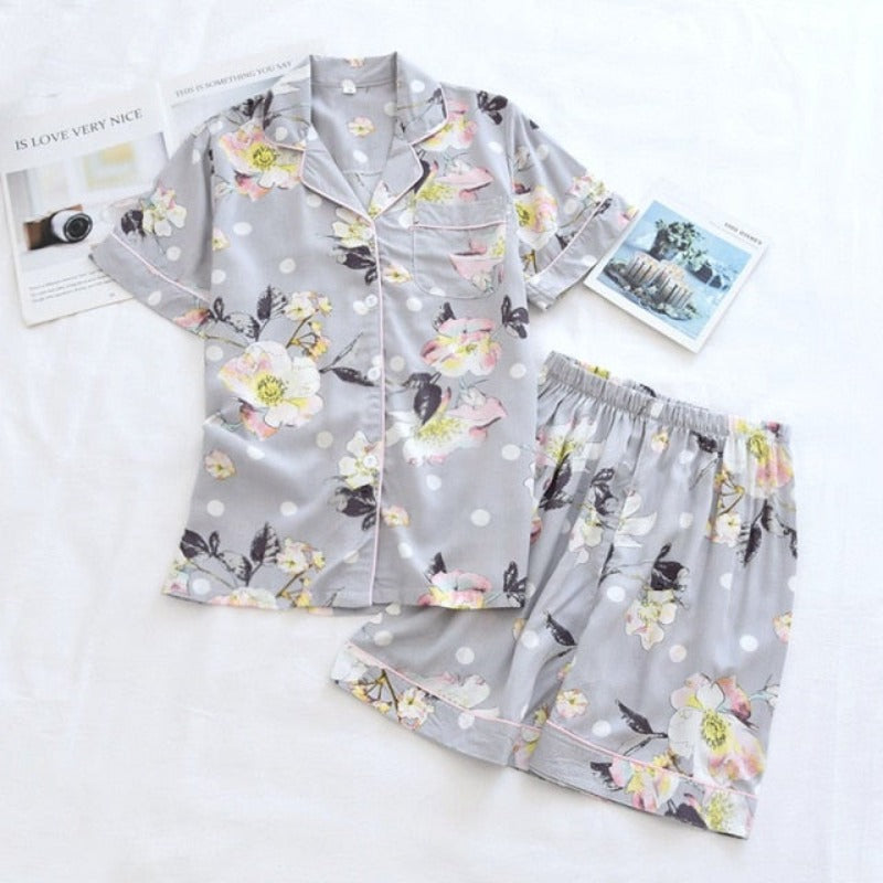 The Breathable Floral Original Pajamas-Original Pajamas