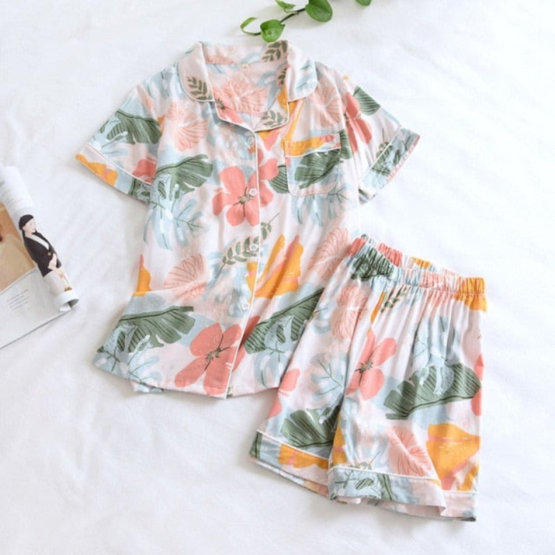 The Breathable Floral Original Pajamas-Original Pajamas