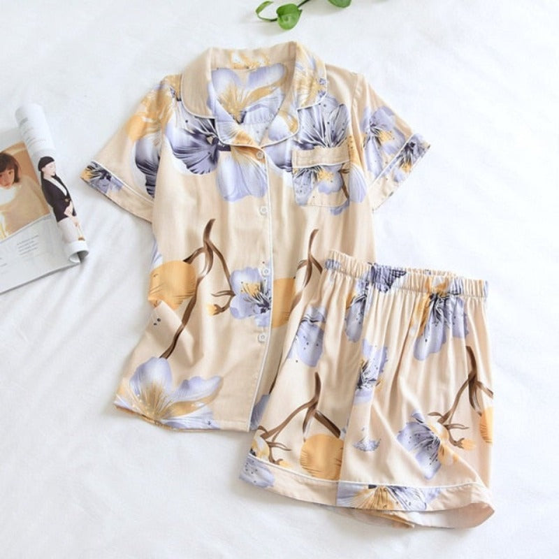 The Breathable Floral Original Pajamas-Original Pajamas