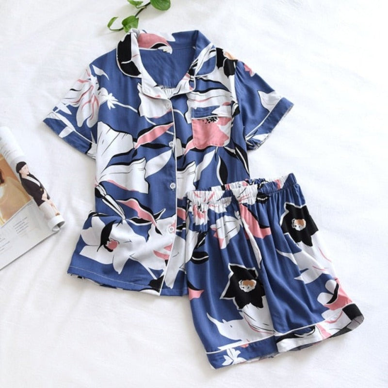 The Breathable Floral Original Pajamas-Original Pajamas