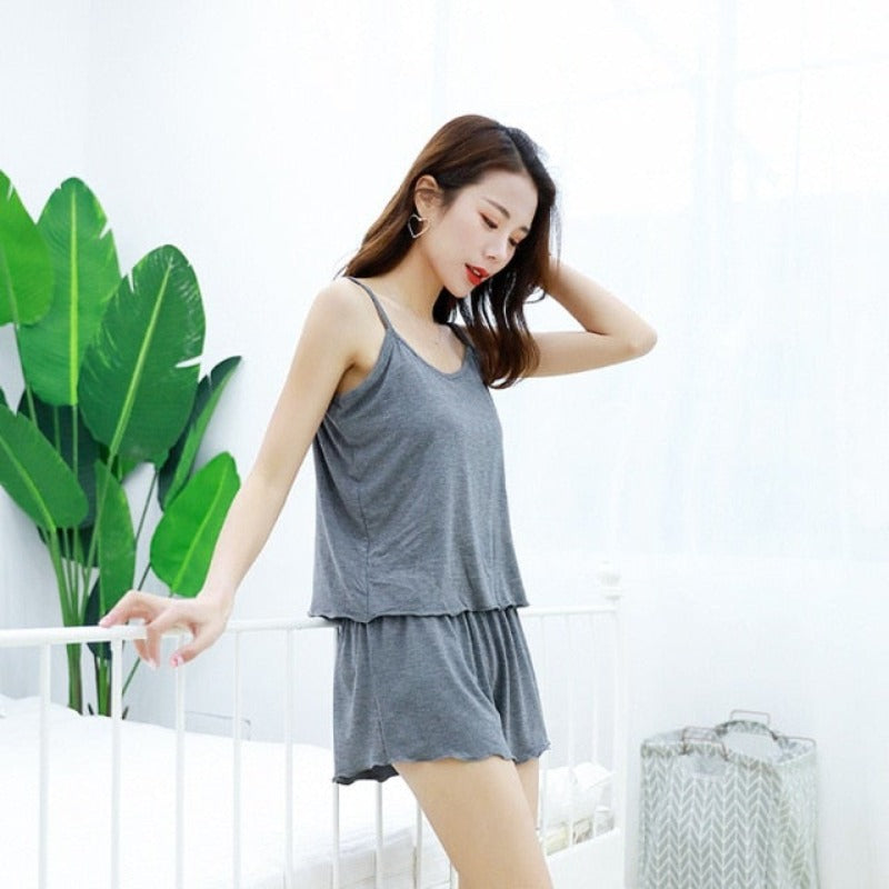 The Refreshing Cool 2 Piece Comfortable Sleepwear For Women-Original Pajamas