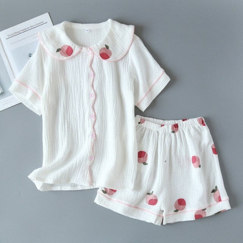 The Guaze Patterned Original Pajamas-Original Pajamas