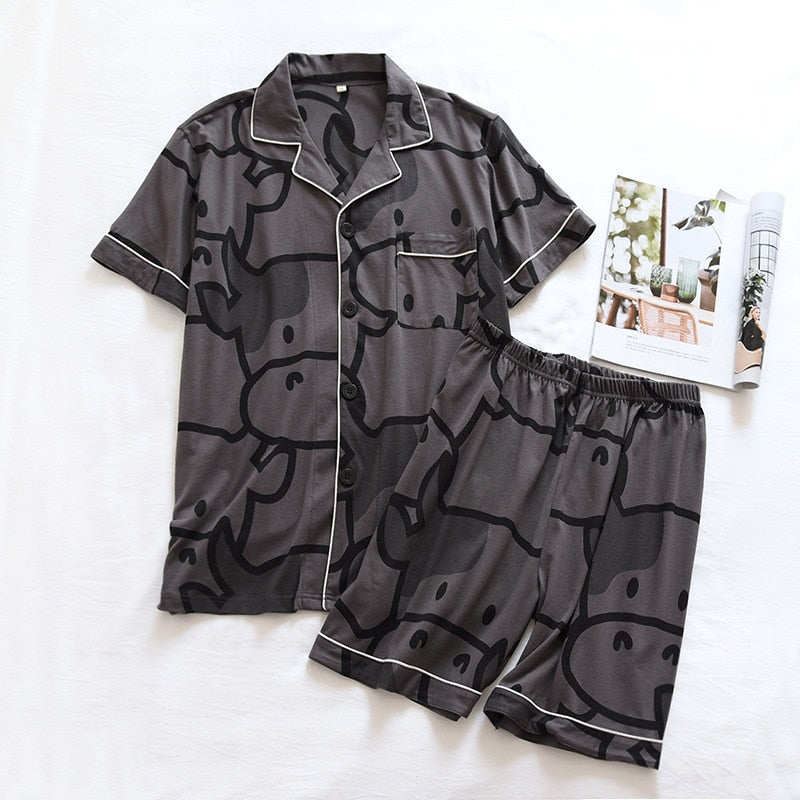 The Cow Print Beautiful Pajama Sets-Original Pajamas