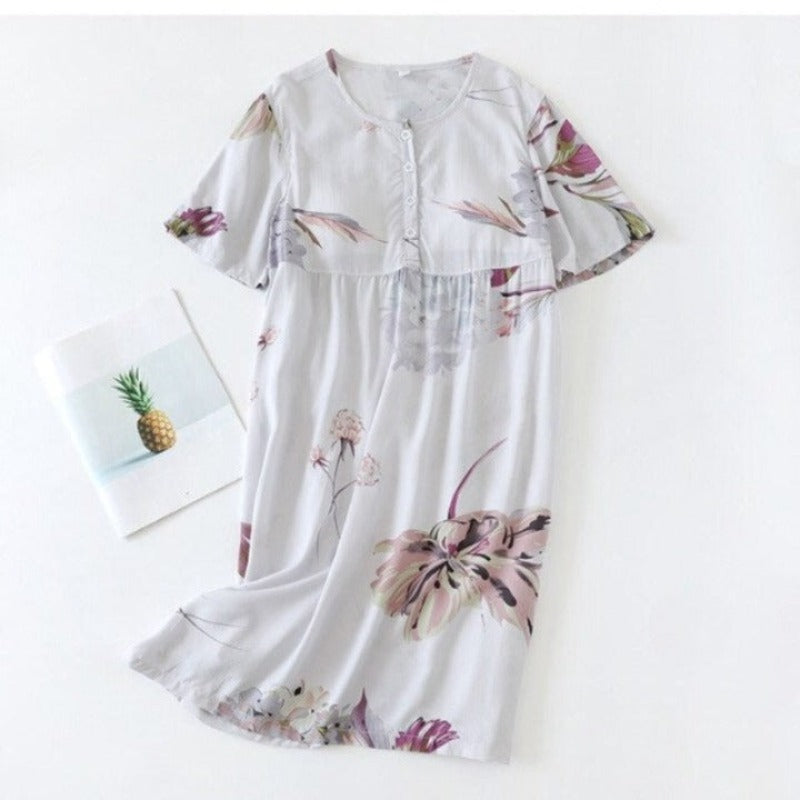 The Summer Natural Print Original Pajamas-Original Pajamas