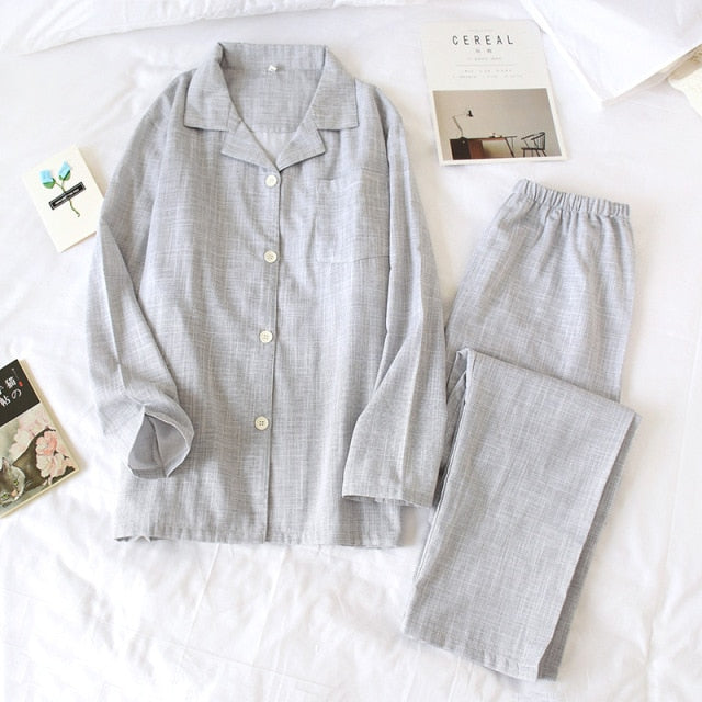 The Unique Solid Flannel Original Pajamas-Original Pajamas