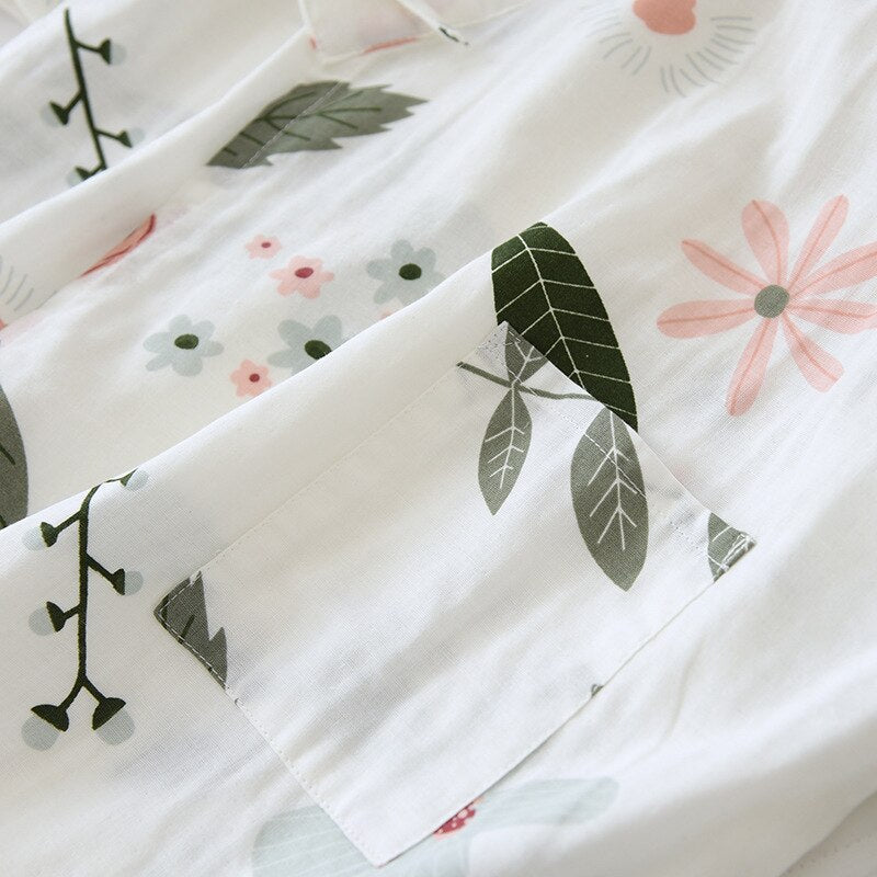 The Summer Garden Solid Original Pajamas-Original Pajamas