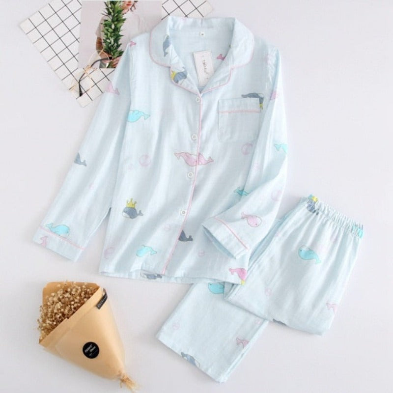 The Cute Cotton Printed Affordable Pajama Sets-Original Pajamas