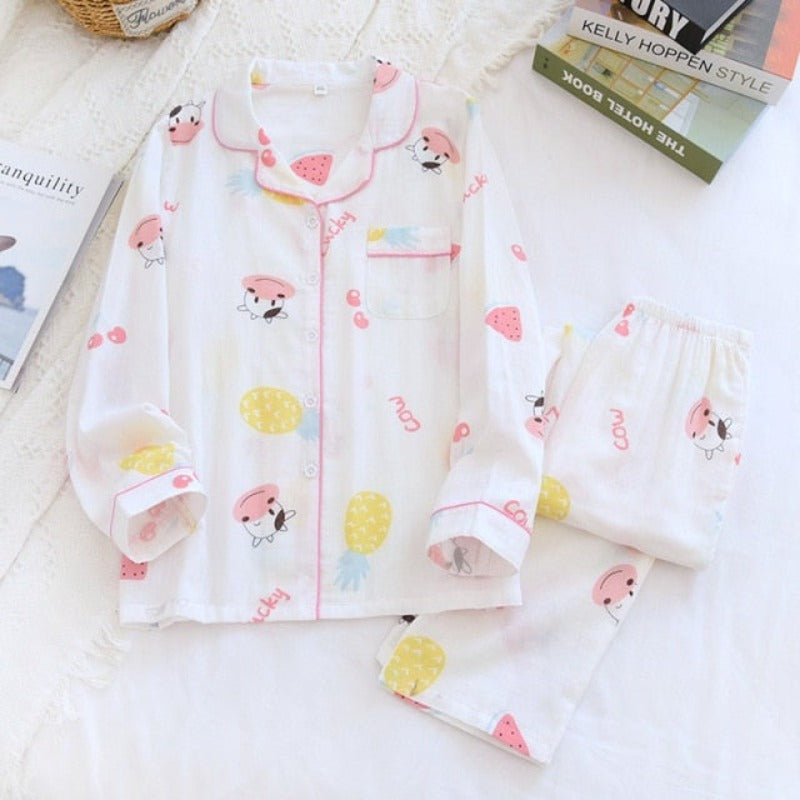 The Cute Cotton Printed Affordable Pajama Sets-Original Pajamas