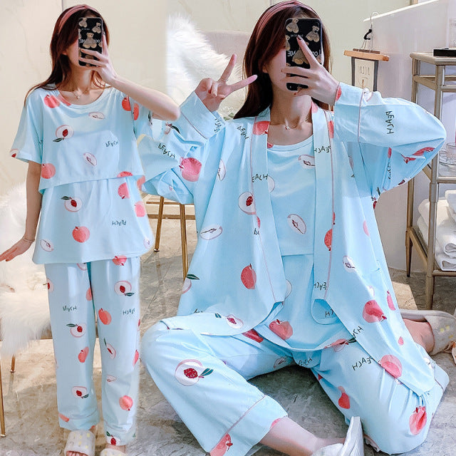 The Long Postpartum Affordable Pajama Sets Women-Original Pajamas
