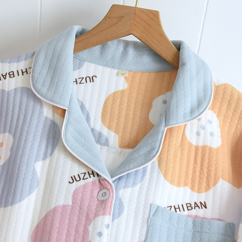 The Tricolor Flower Set Original Pajamas-Original Pajamas