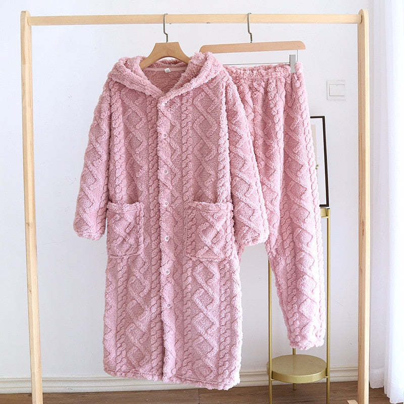 The Twisted Full-Length Solid Original Pajamas-Original Pajamas