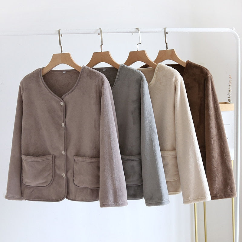 The Suede Button-Down Original Pajamas-Original Pajamas