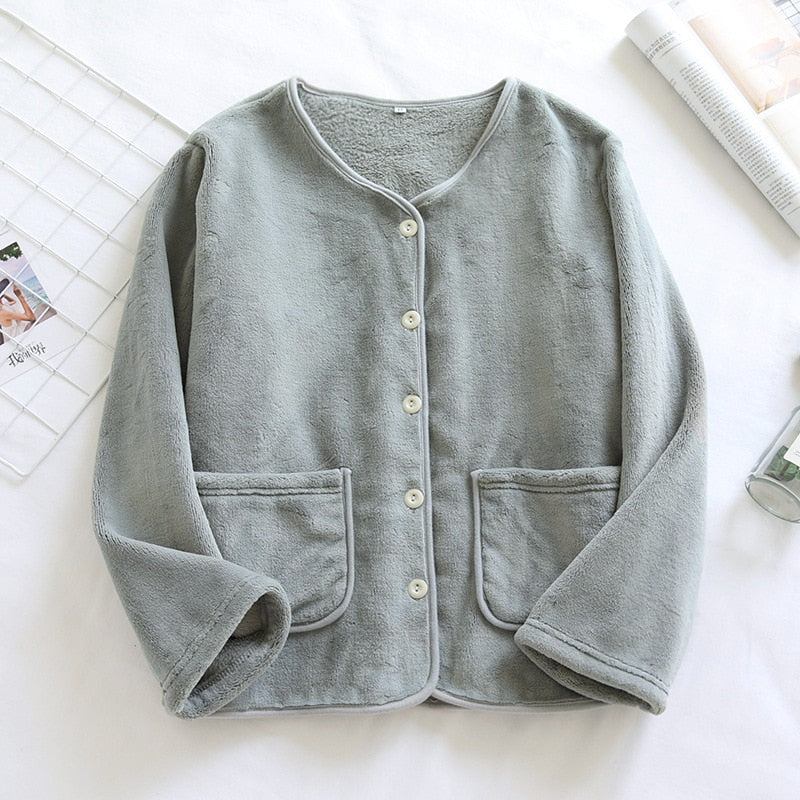 The Suede Button-Down Original Pajamas-Original Pajamas