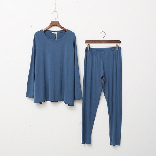 The Solid Full Sleeve Pajama Set Original pajamas-Original Pajamas