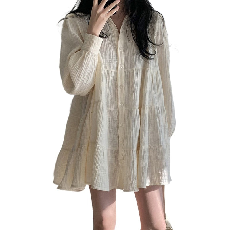 The At-Home Nightdress Solid Original Pajamas-Original Pajamas