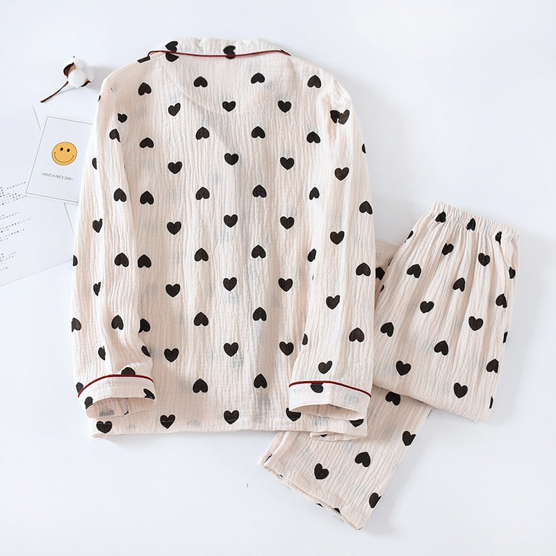 The Cute Heart Pajama Set Original Pajamas-Original Pajamas