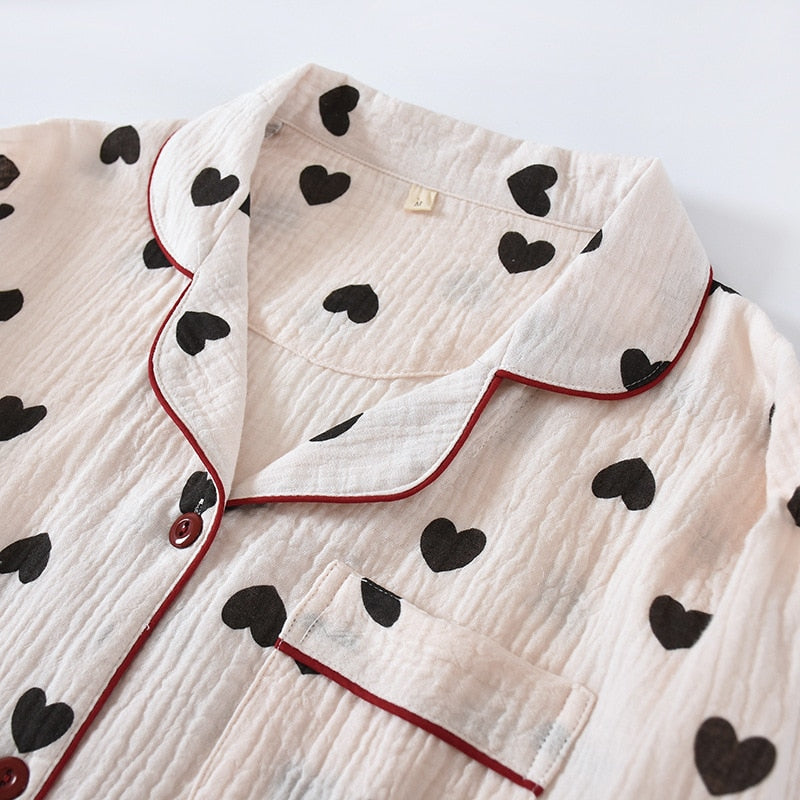 The Cute Heart Pajama Set Original Pajamas-Original Pajamas