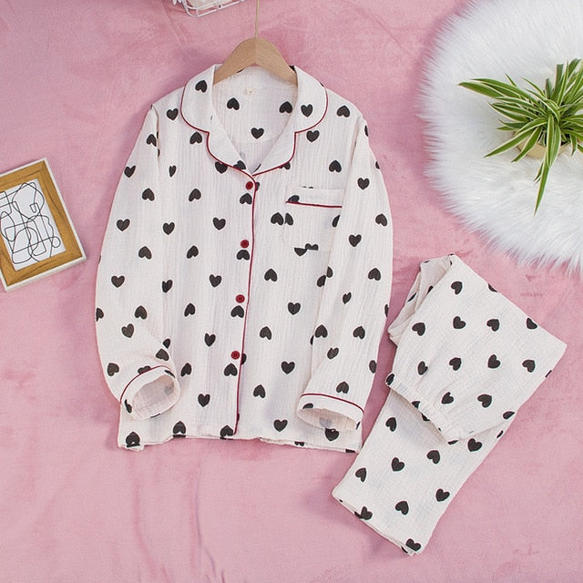 The Cute Heart Pajama Set Original Pajamas-Original Pajamas