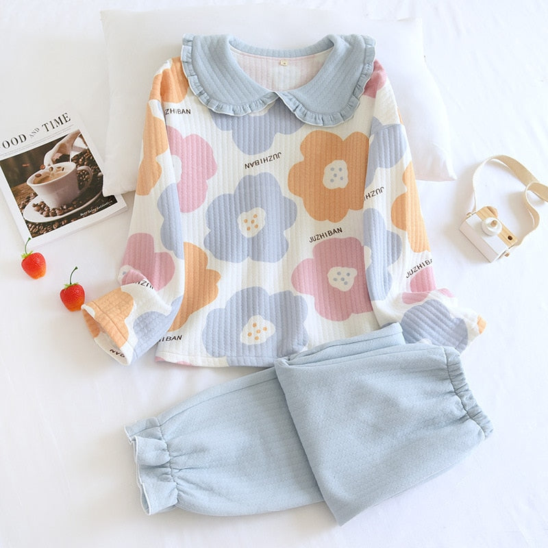 The Abstract Flower Set Original Pajamas-Original Pajamas