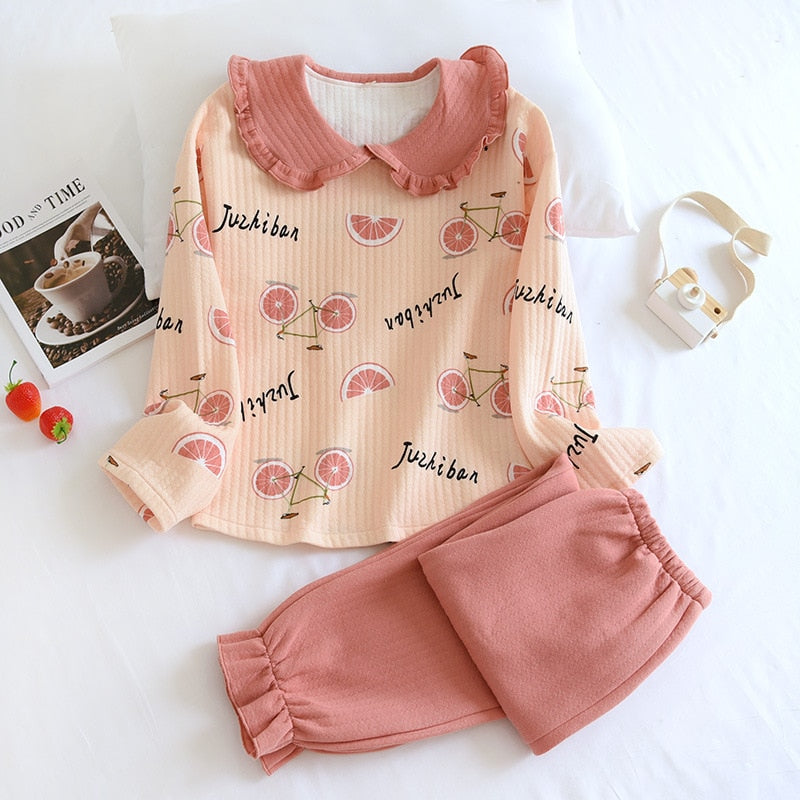 The Abstract Flower Set Original Pajamas-Original Pajamas