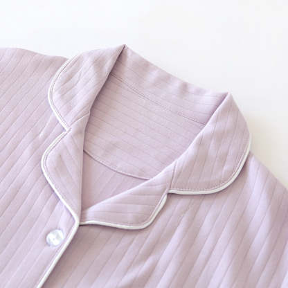 The Solid Ripped Long Pajama Set Original Pajamas-Original Pajamas