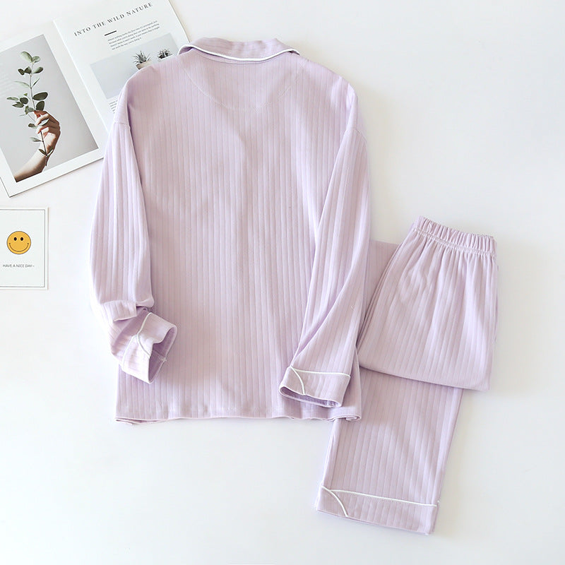 The Solid Ripped Long Pajama Set Original Pajamas-Original Pajamas