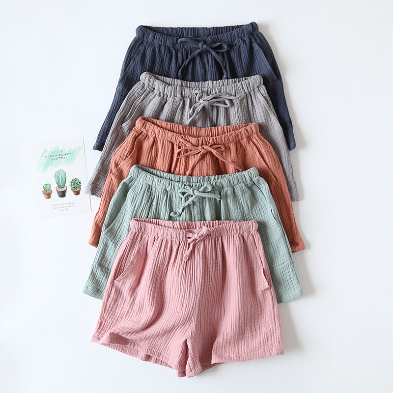 The Ruched Solid Shorts Original Pajamas-Original Pajamas