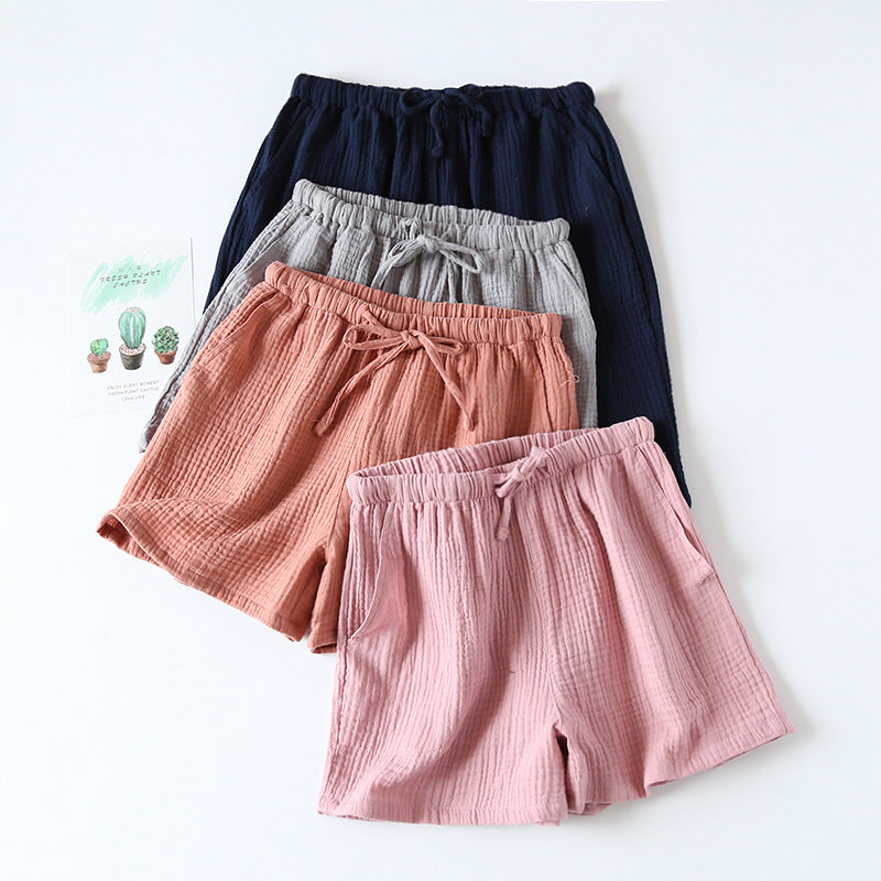 The Ruched Solid Shorts Original Pajamas-Original Pajamas