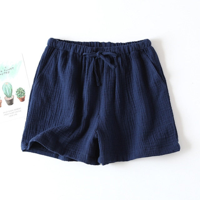 The Ruched Solid Shorts Original Pajamas-Original Pajamas