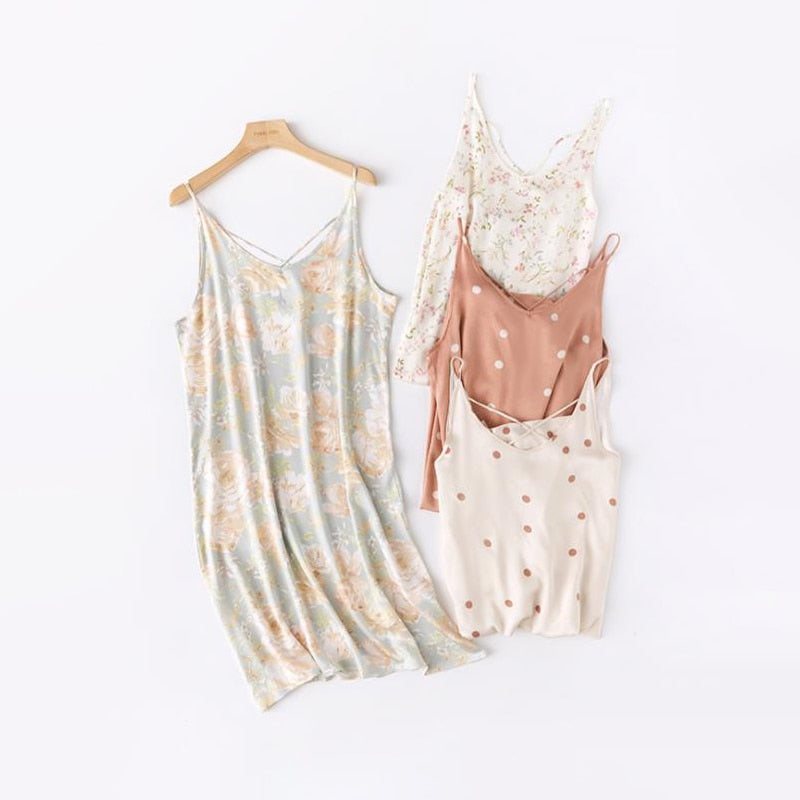 The Simple Sleeveless Solid Original Pajamas-Original Pajamas