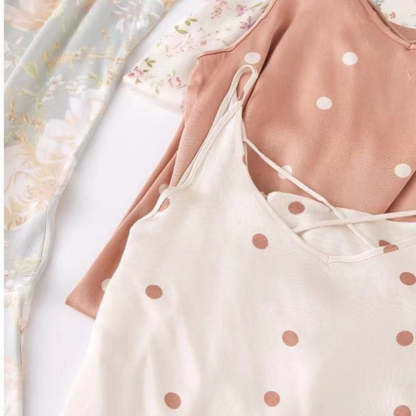 The Simple Sleeveless Solid Original Pajamas-Original Pajamas