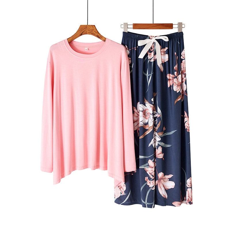 The Floral Pajama Set Original Pajamas-Original Pajamas