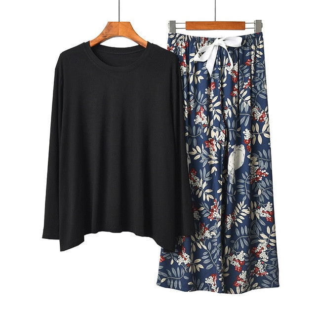 The Floral Pajama Set Original Pajamas-Original Pajamas