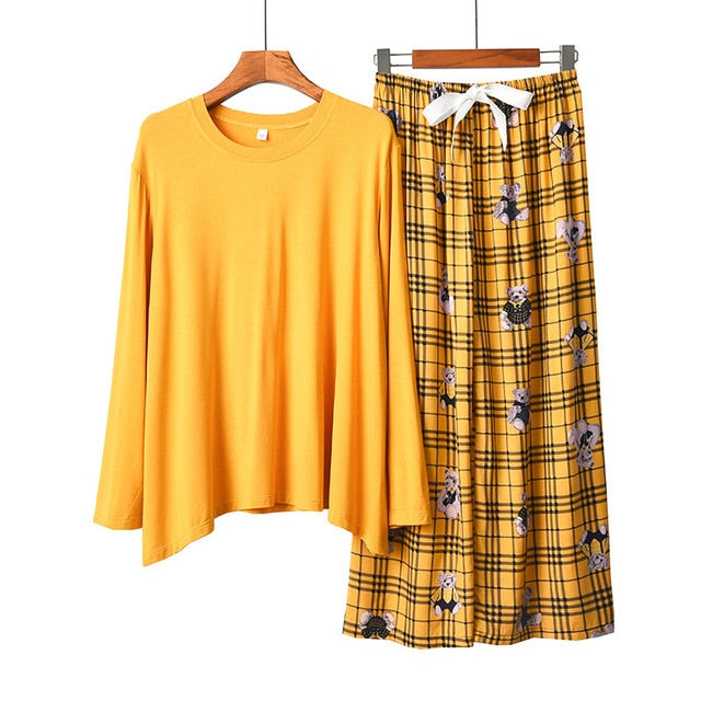 The Floral Pajama Set Original Pajamas-Original Pajamas