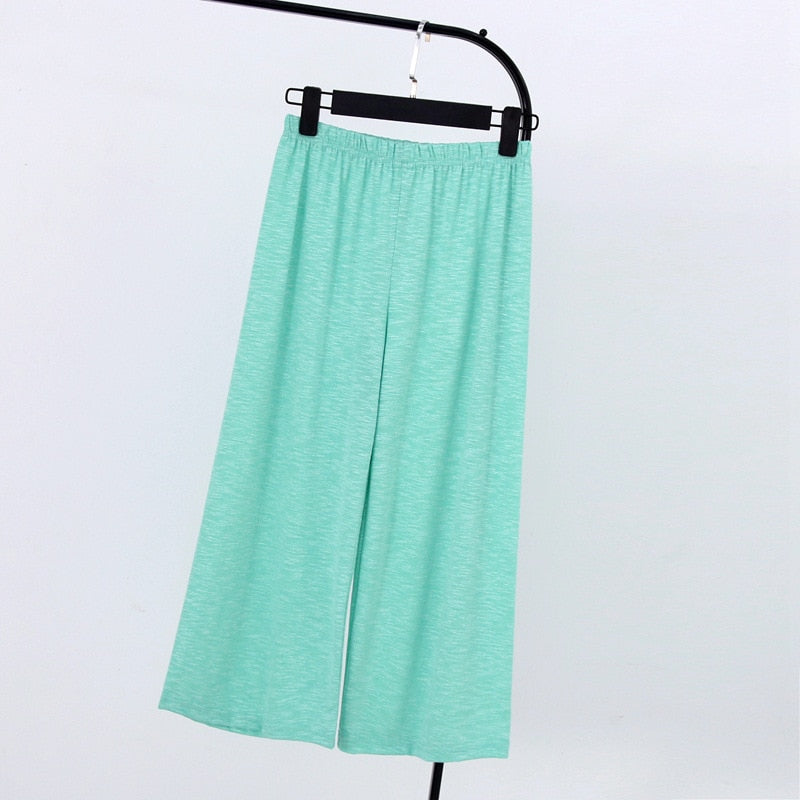 The Colorful Cropped Pants And Shorts Original Pajamas-Original Pajamas