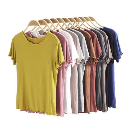 The Poly Solid Top Original Pajamas-Original Pajamas