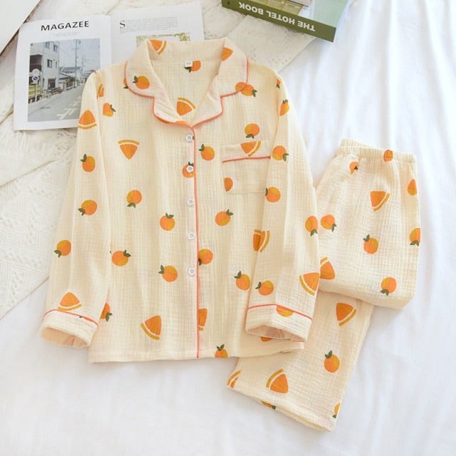 The Floral Fruity Light Original Pajamas-Original Pajamas