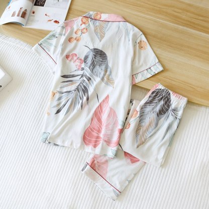 The Floral Short Sleeve Original Pajamas-Original Pajamas