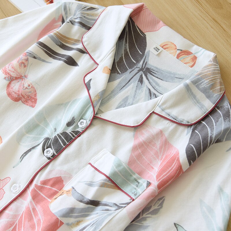 The Floral Short Sleeve Original Pajamas-Original Pajamas