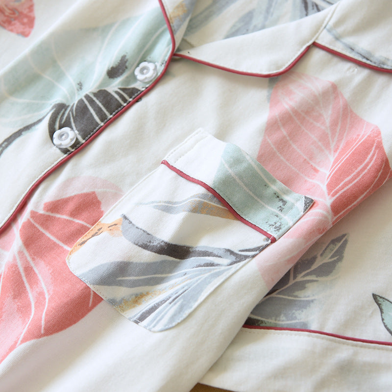 The Floral Short Sleeve Original Pajamas-Original Pajamas