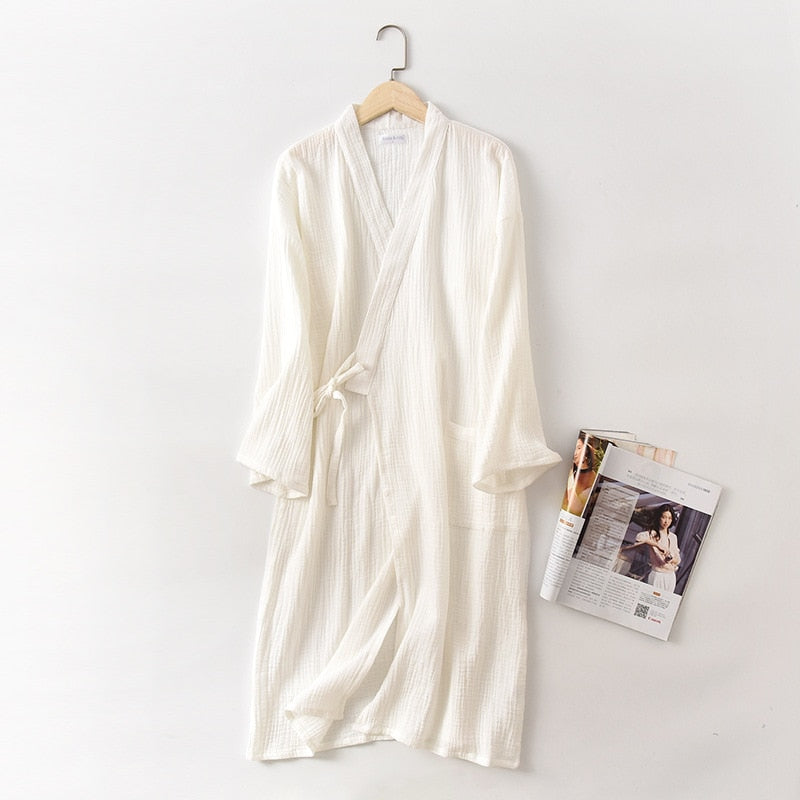 The Kimono Robe Solid Original Pajamas-Original Pajamas