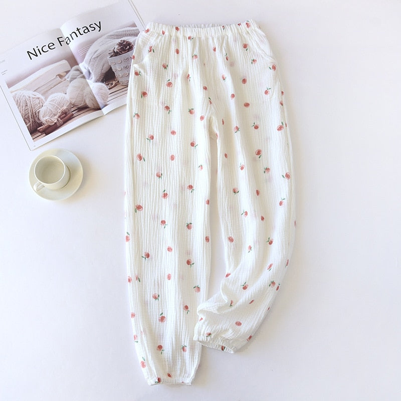 The Fruit Printed Bottoms Original Pajamas-Original Pajamas
