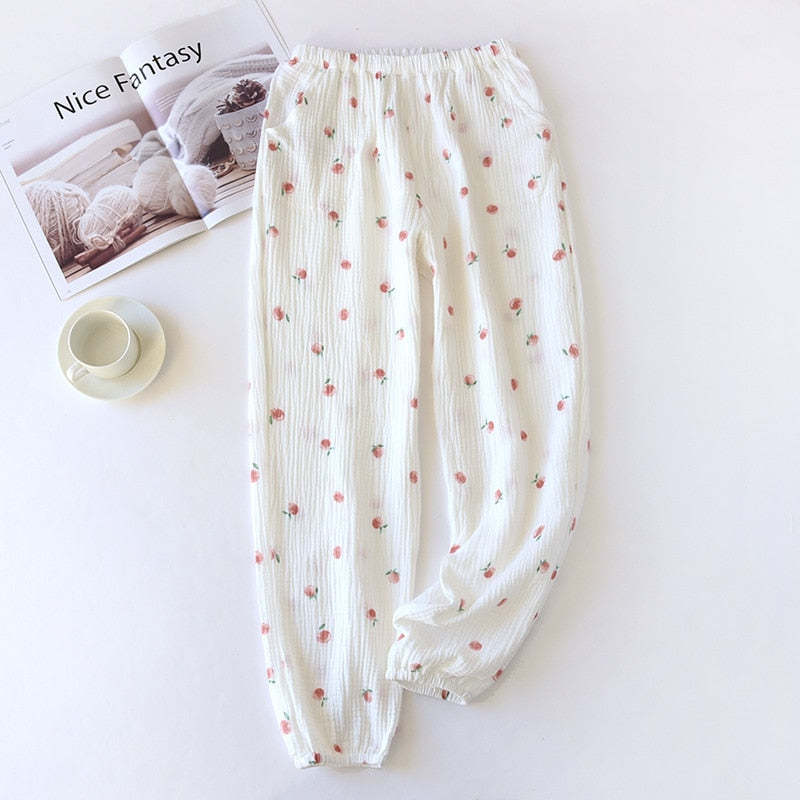 The Fruit Printed Bottoms Original Pajamas-Original Pajamas